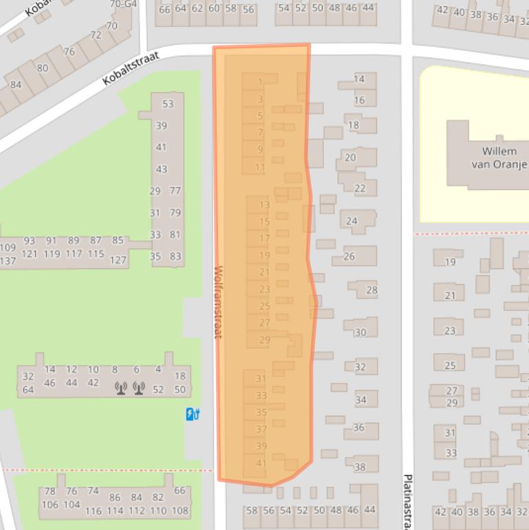 Kaart van postcodegebied 7334BL.