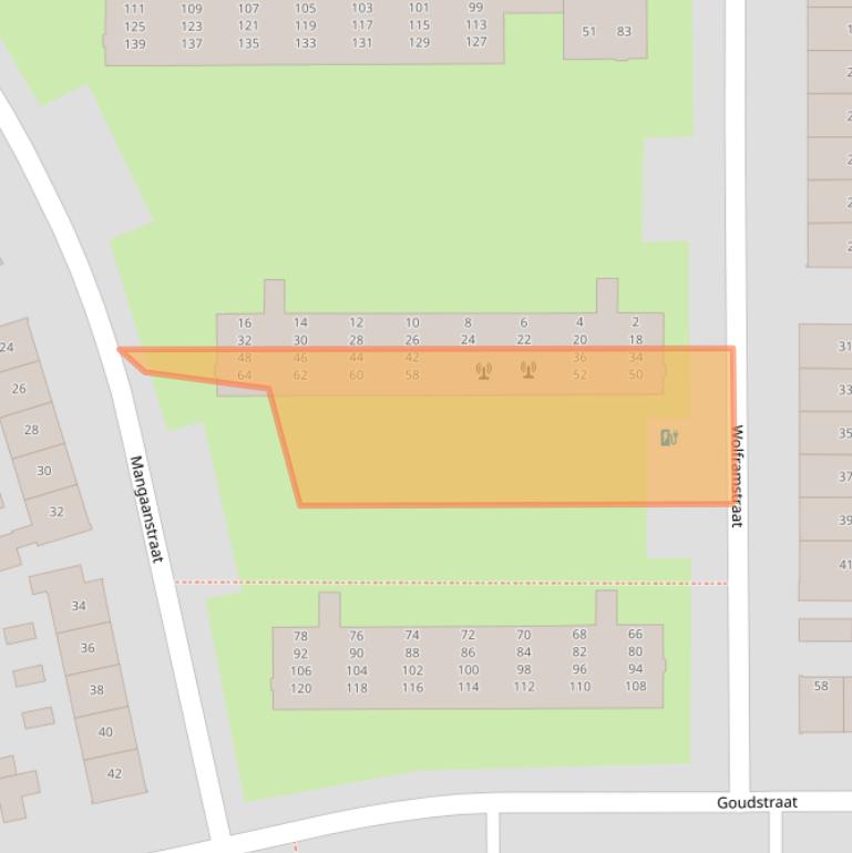 Kaart van postcodegebied 7334BN.