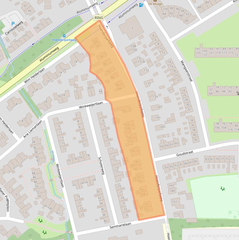 Kaart van postcodegebied 7334CC.