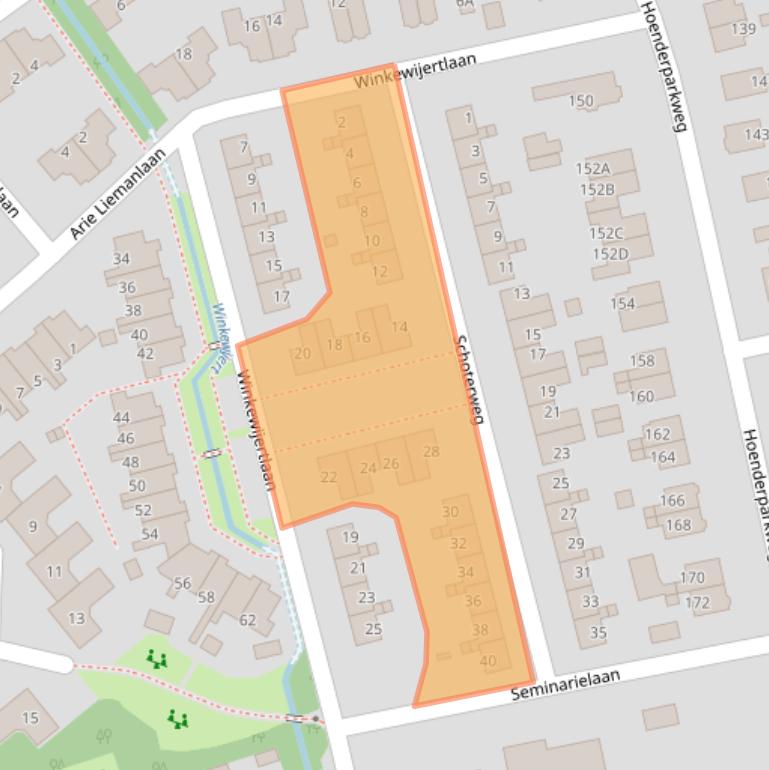 Kaart van postcodegebied 7334CE.