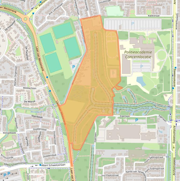 Kaart van postcodegebied 7334CH.