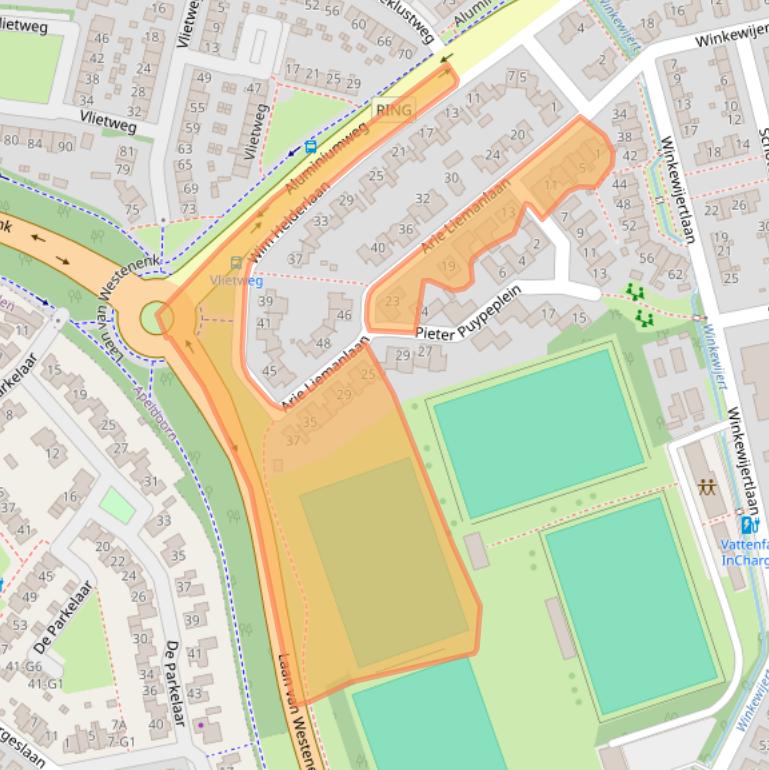 Kaart van postcodegebied 7334CN.