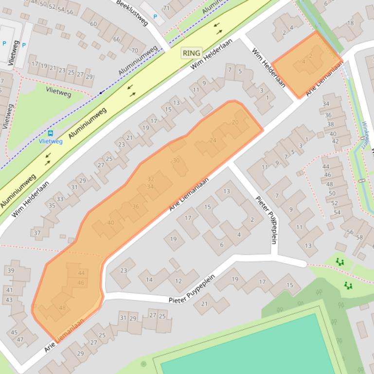 Kaart van postcodegebied 7334CP.