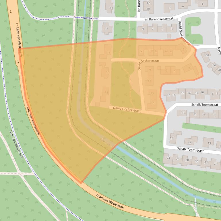 Kaart van postcodegebied 7334DH.