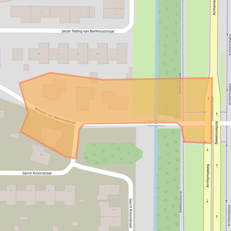 Kaart van postcodegebied 7334DW.