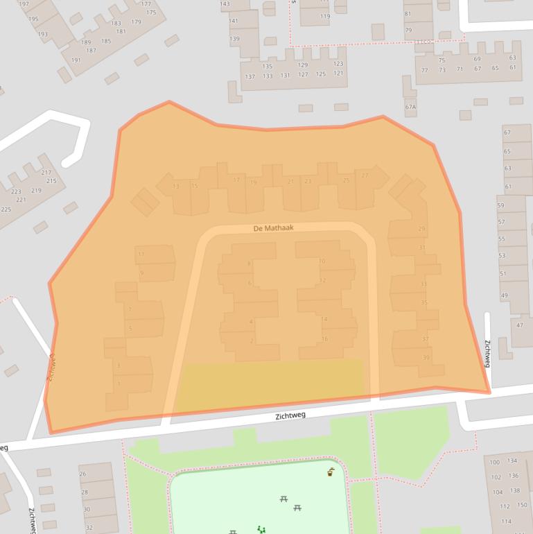 Kaart van postcodegebied 7335AG.