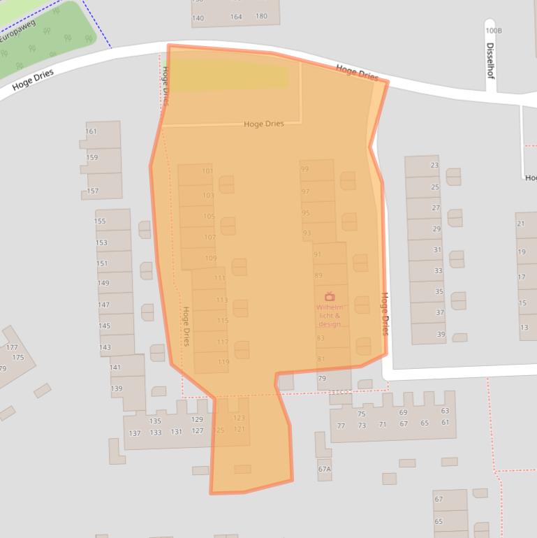 Kaart van postcodegebied 7335AK.