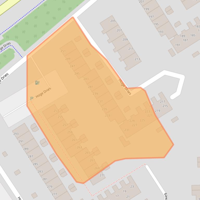 Kaart van postcodegebied 7335AN.