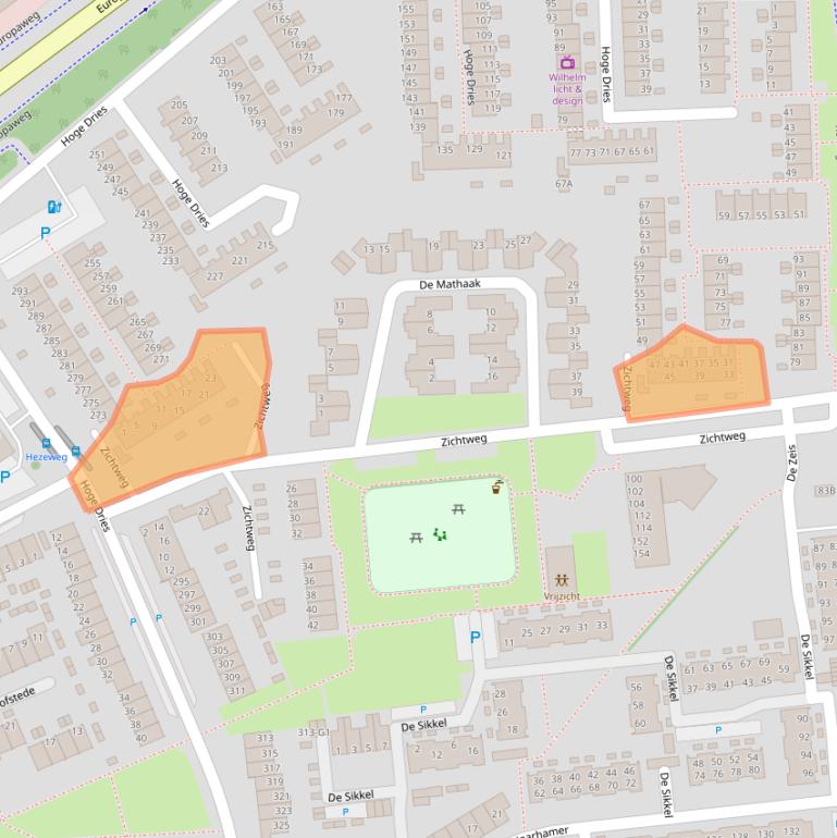 Kaart van postcodegebied 7335AZ.