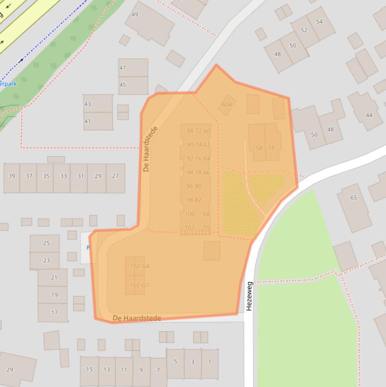 Kaart van postcodegebied 7335BR.