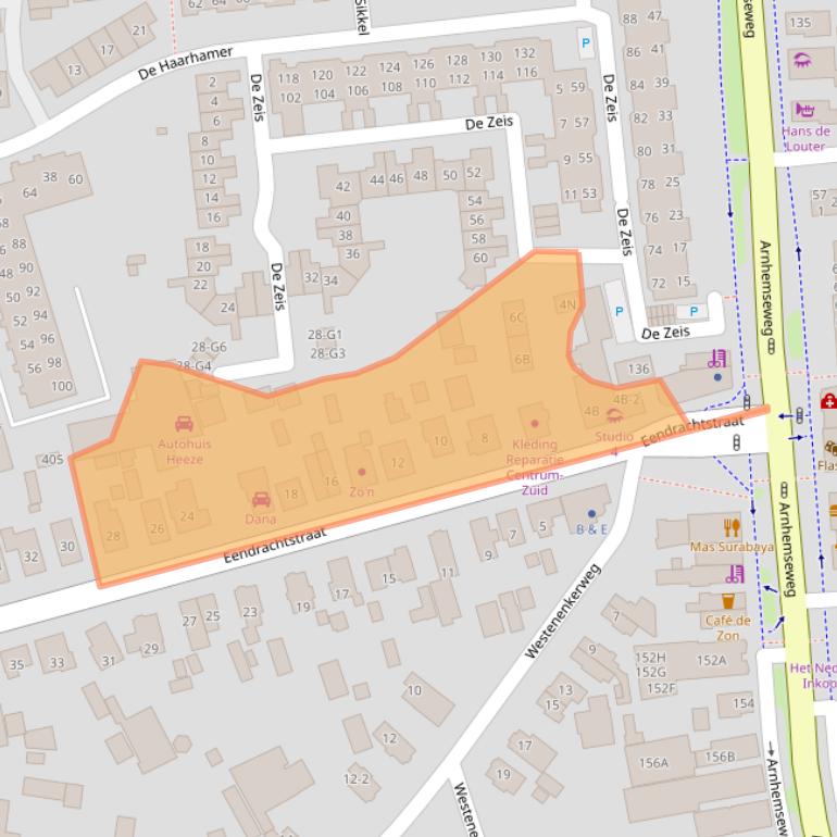 Kaart van postcodegebied 7335CH.