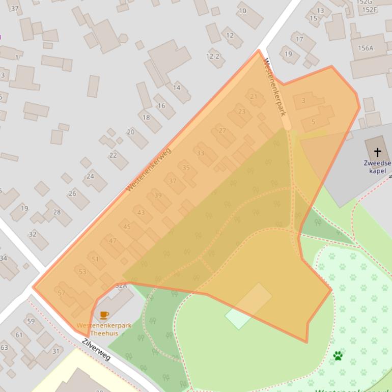 Kaart van postcodegebied 7335CS.