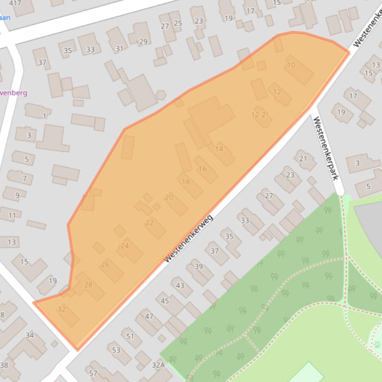 Kaart van postcodegebied 7335CW.