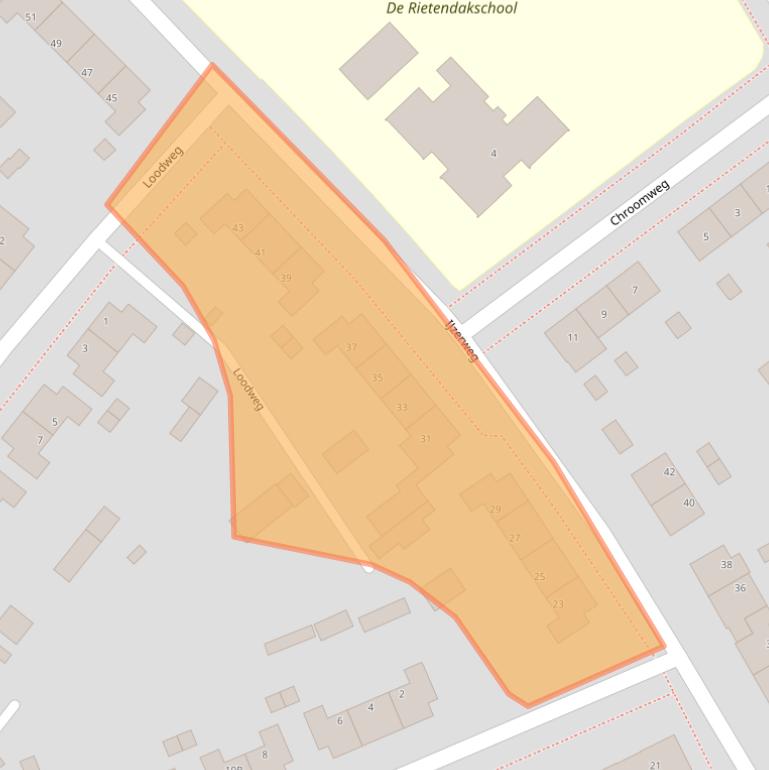 Kaart van postcodegebied 7335DG.