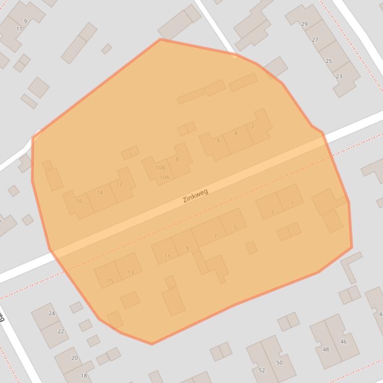 Kaart van postcodegebied 7335DL.