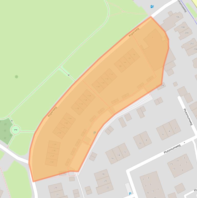 Kaart van postcodegebied 7335DR.