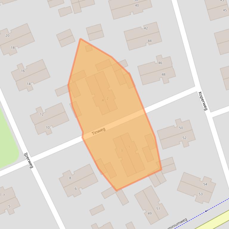 Kaart van postcodegebied 7335DX.