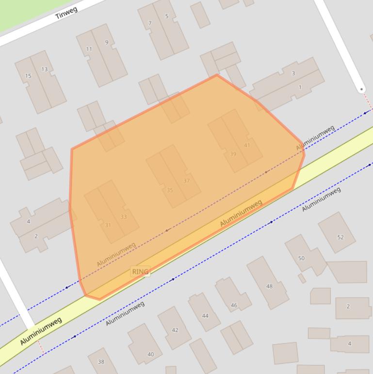 Kaart van postcodegebied 7335EE.