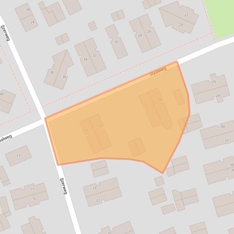 Kaart van postcodegebied 7335EJ.