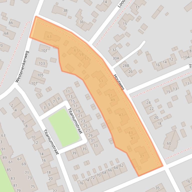 Kaart van postcodegebied 7335EV.