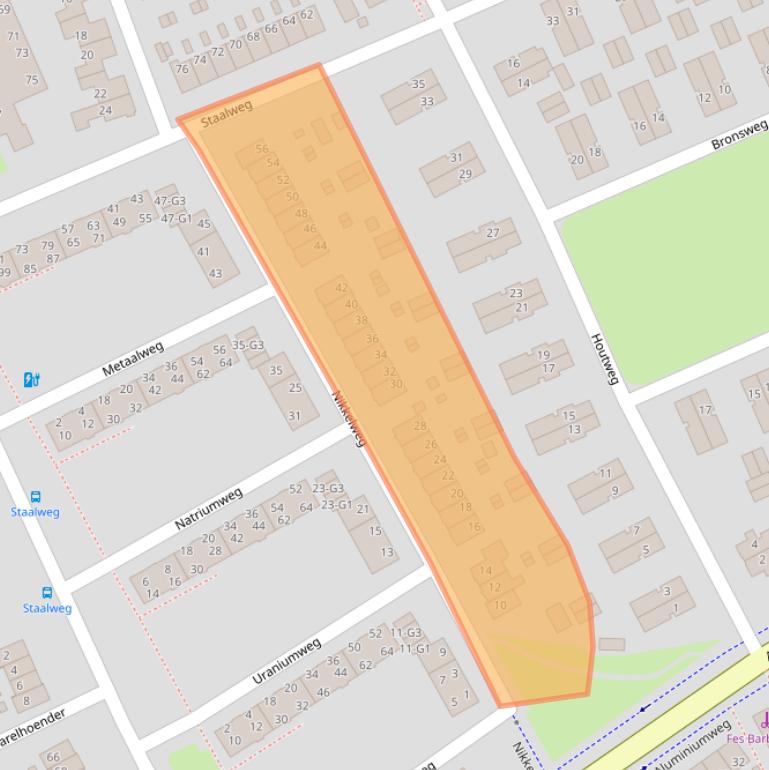 Kaart van postcodegebied 7335GJ.