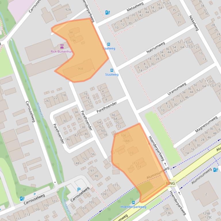 Kaart van postcodegebied 7335GX.