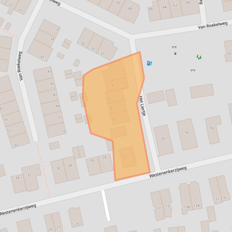 Kaart van postcodegebied 7335HA.