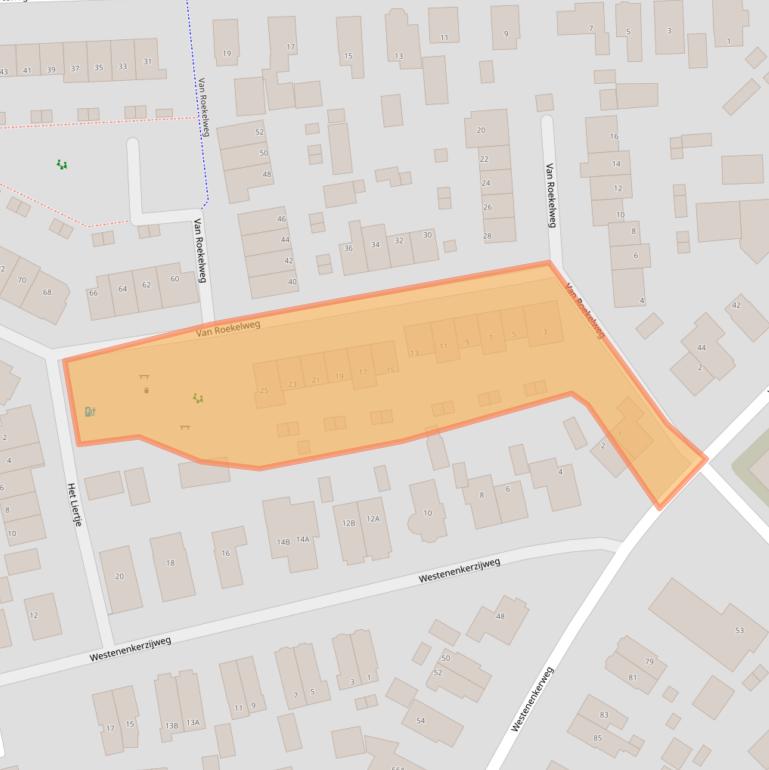 Kaart van postcodegebied 7335HB.
