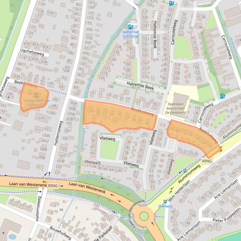 Kaart van postcodegebied 7335JD.