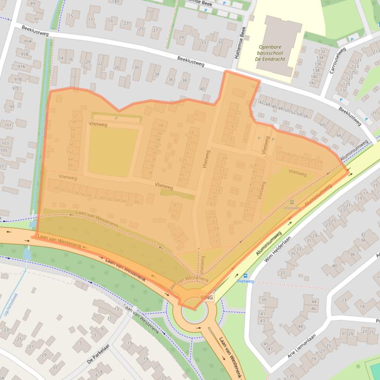 Kaart van postcodegebied 7335JE.