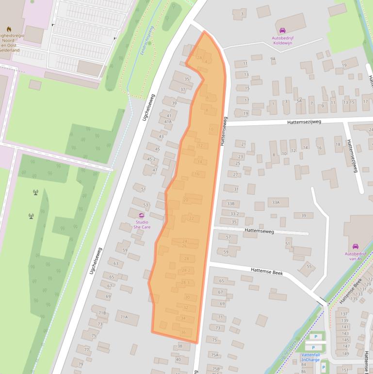 Kaart van postcodegebied 7335JL.