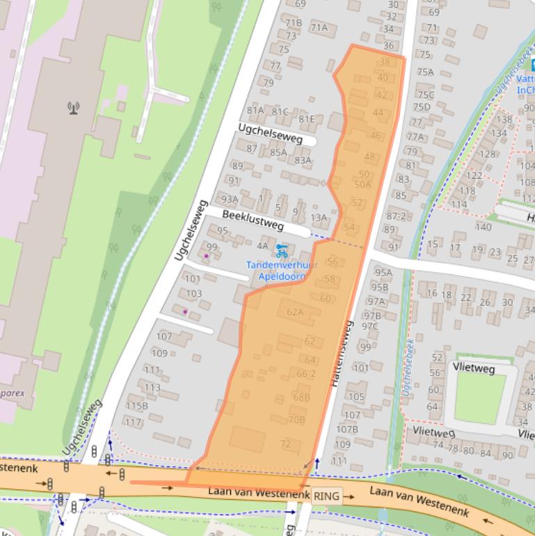 Kaart van postcodegebied 7335JM.