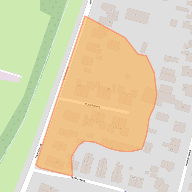 Kaart van postcodegebied 7335JS.
