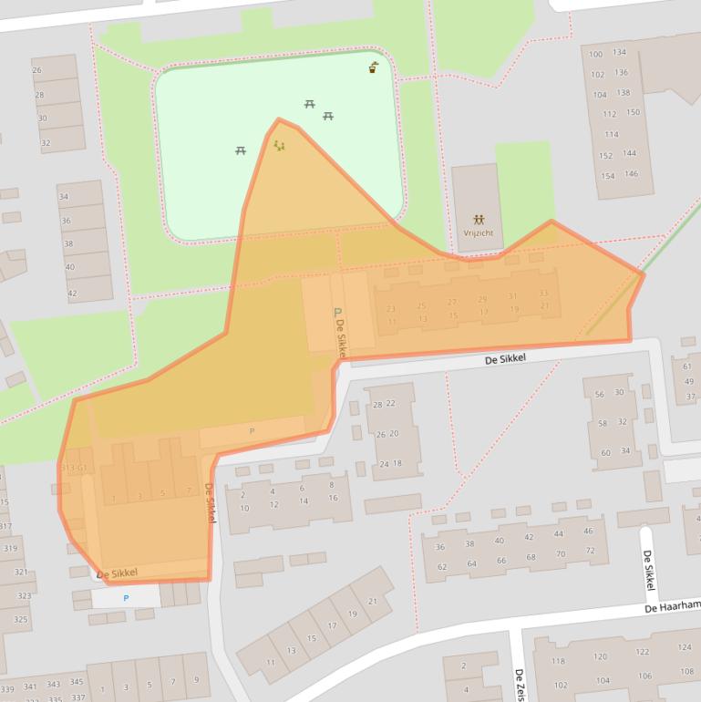 Kaart van postcodegebied 7335KJ.