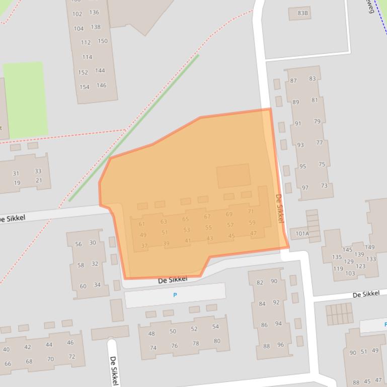 Kaart van postcodegebied 7335KK.