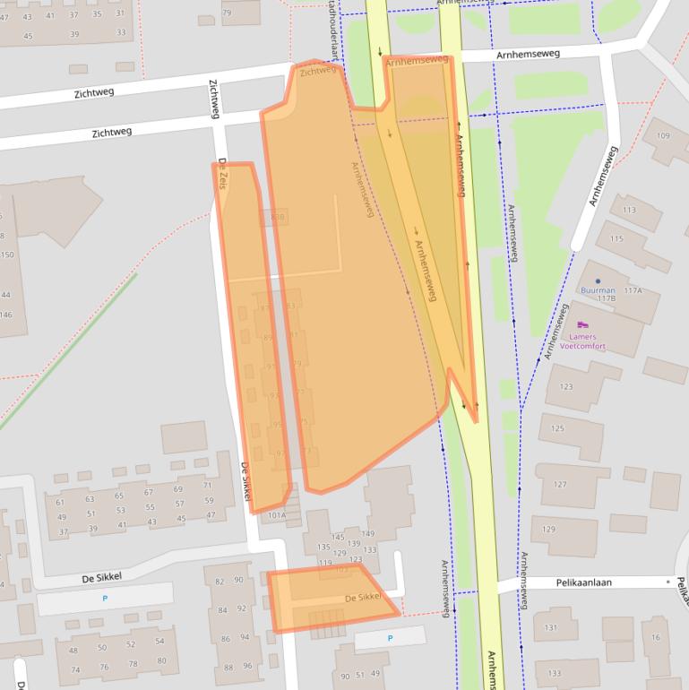 Kaart van postcodegebied 7335KL.