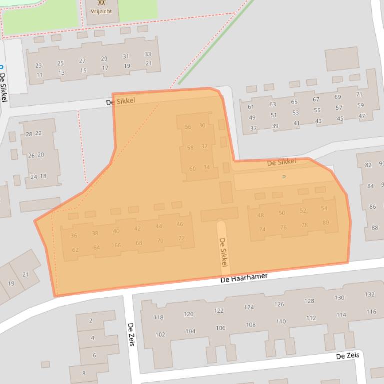 Kaart van postcodegebied 7335KP.