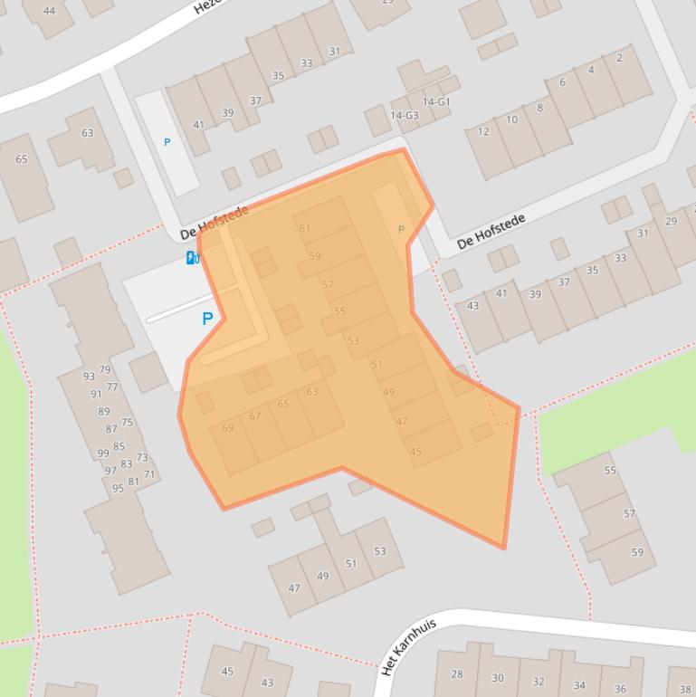 Kaart van postcodegebied 7335LM.