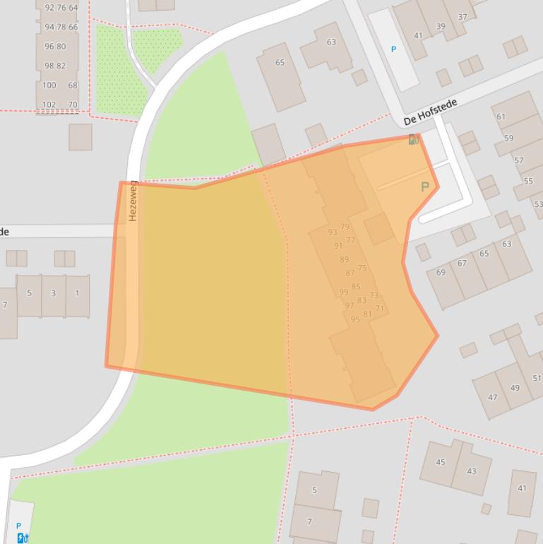 Kaart van postcodegebied 7335LN.