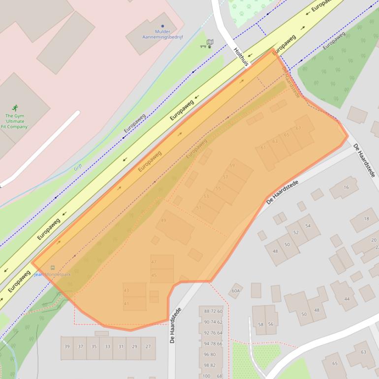 Kaart van postcodegebied 7335LR.