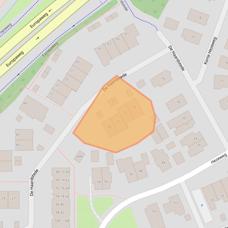 Kaart van postcodegebied 7335LT.