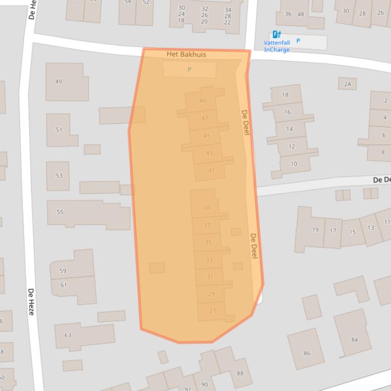 Kaart van postcodegebied 7335ME.