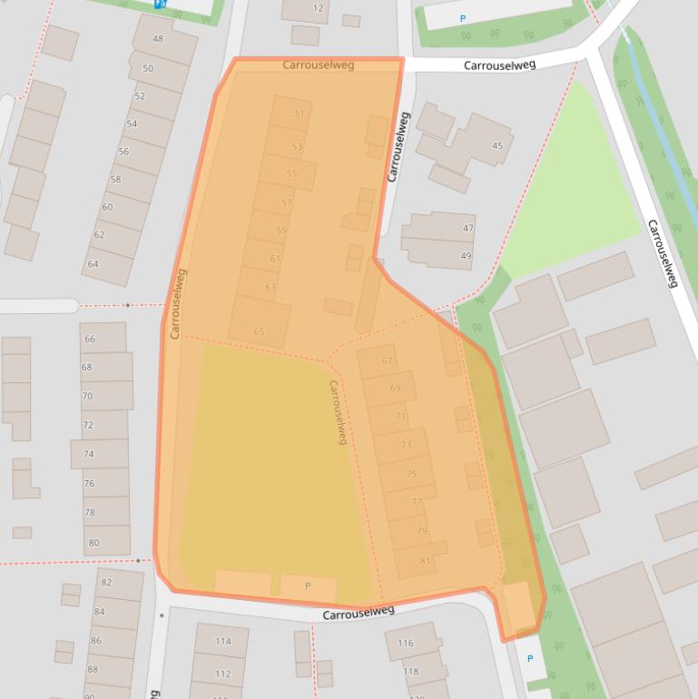 Kaart van postcodegebied 7335PL.