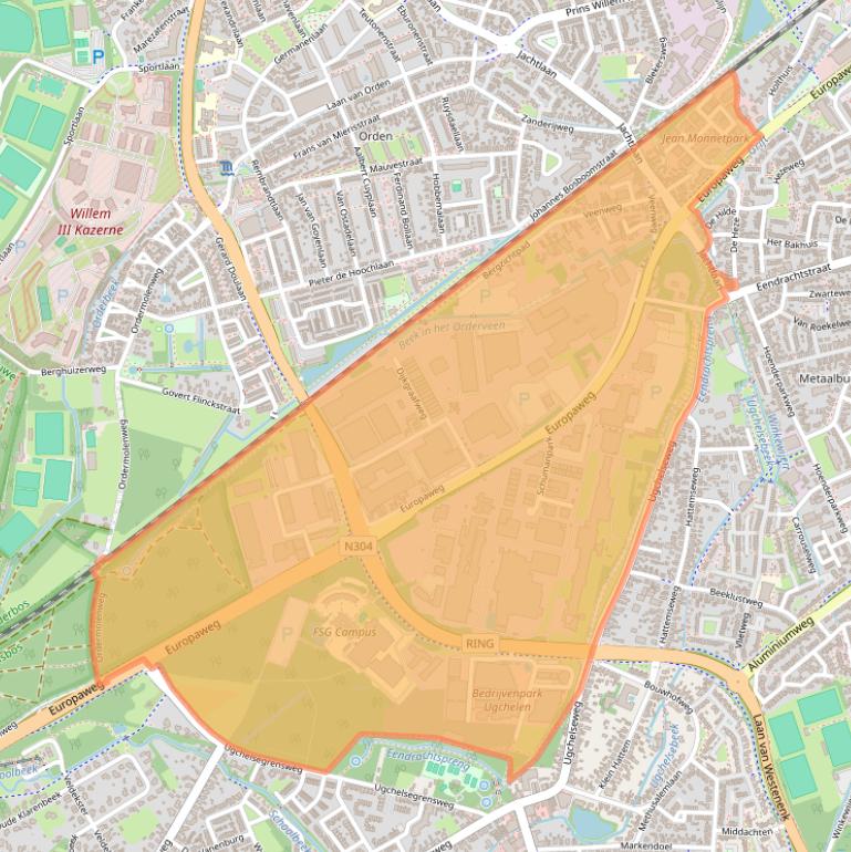 Kaart van postcodegebied 7336.