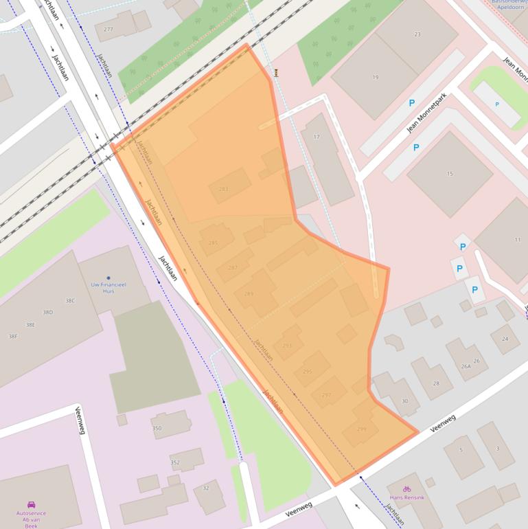 Kaart van postcodegebied 7336AA.