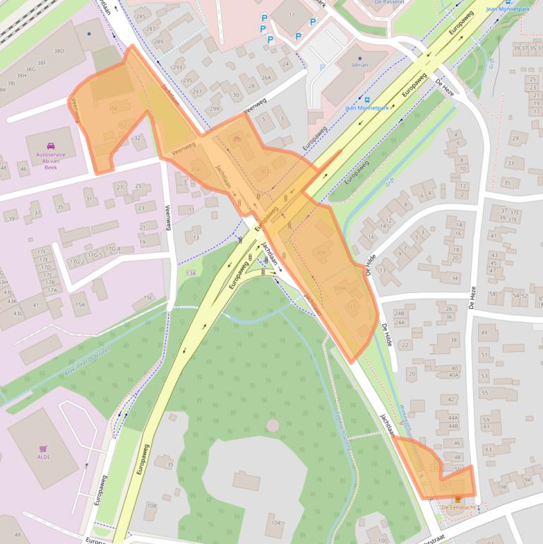 Kaart van postcodegebied 7336AB.