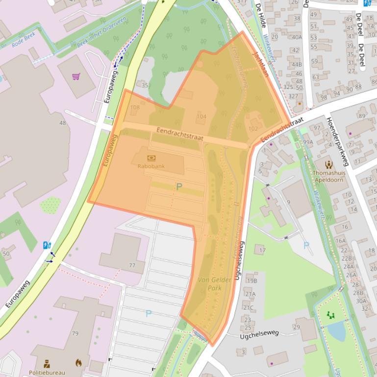 Kaart van postcodegebied 7336AC.