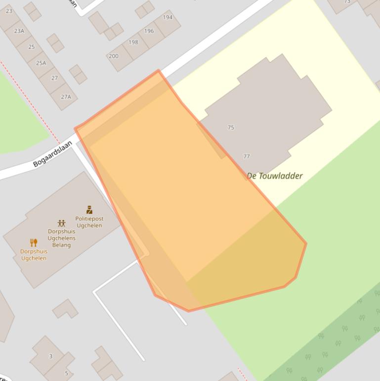 Kaart van postcodegebied 7336AN.