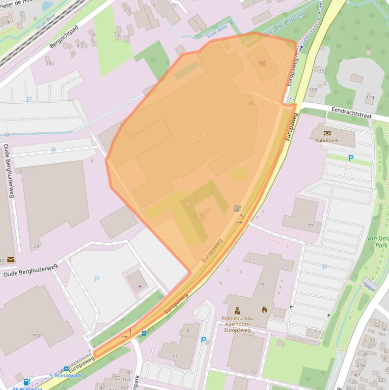 Kaart van postcodegebied 7336AP.