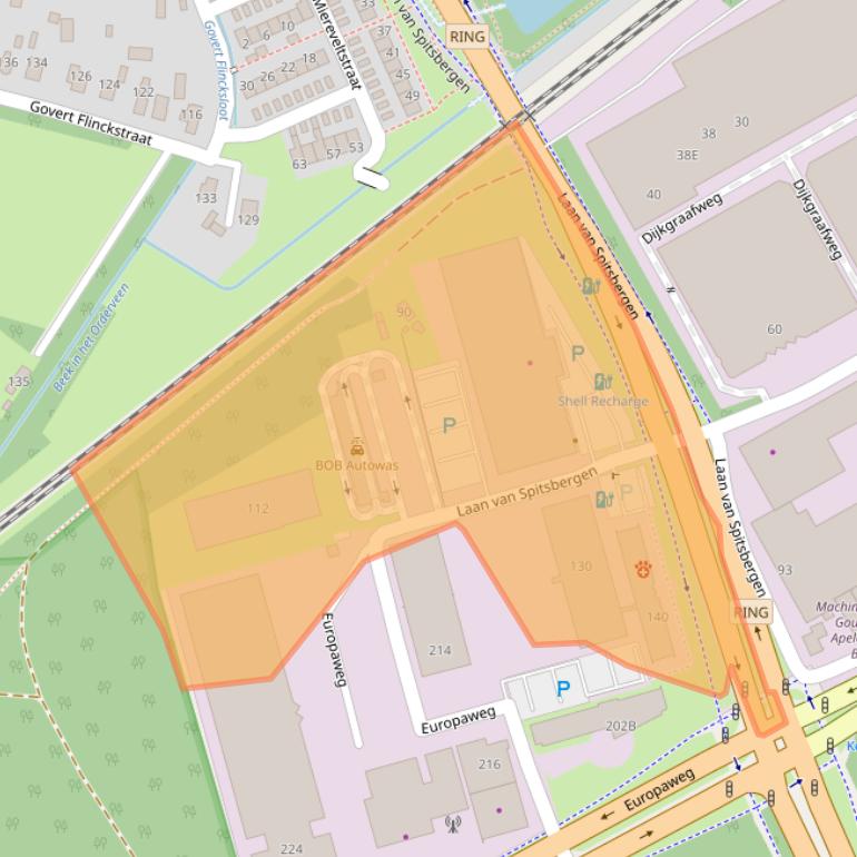 Kaart van postcodegebied 7336AX.